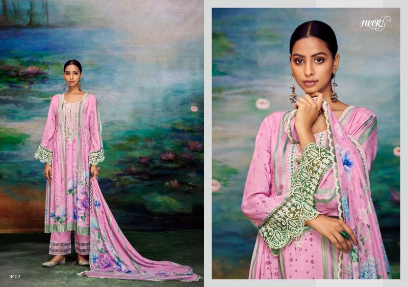 Kimora Heer Shakino Muslin Digital Printed Salwar Kameez Wholesale catalog