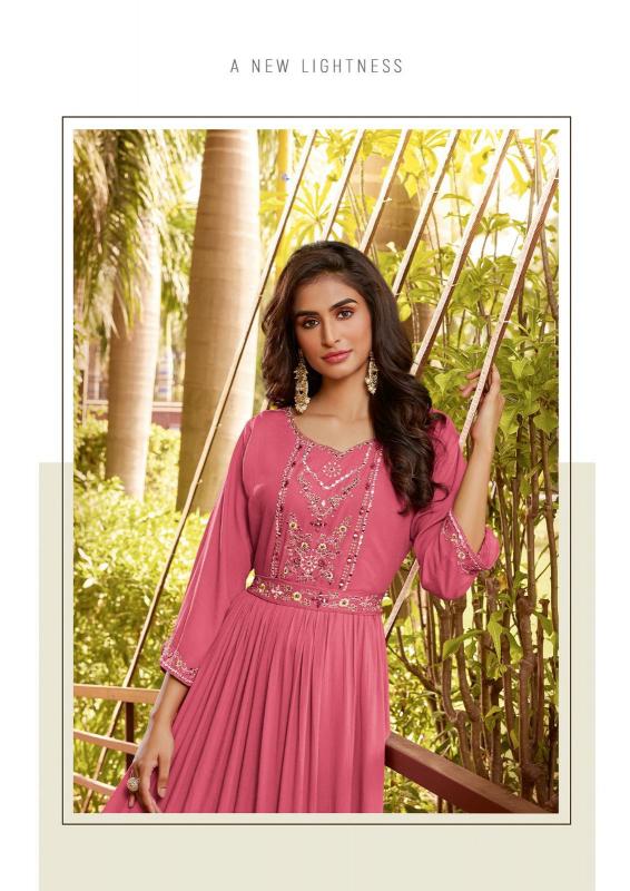  Ladies Flavour Sangrilla KURTI Wholesale catalog