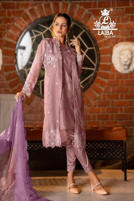 Laiba Am Vol 345 Salwar Kameez Wholesale Catalog