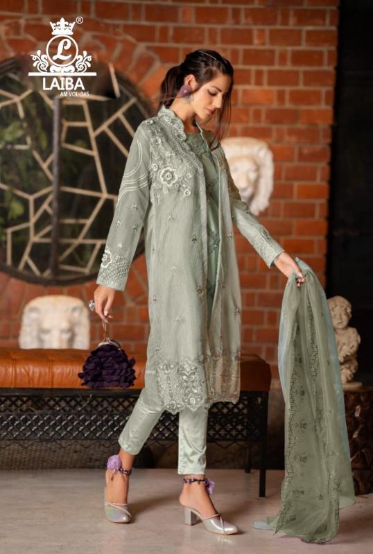 Laiba Am Vol 345 Salwar Kameez Wholesale Catalog
