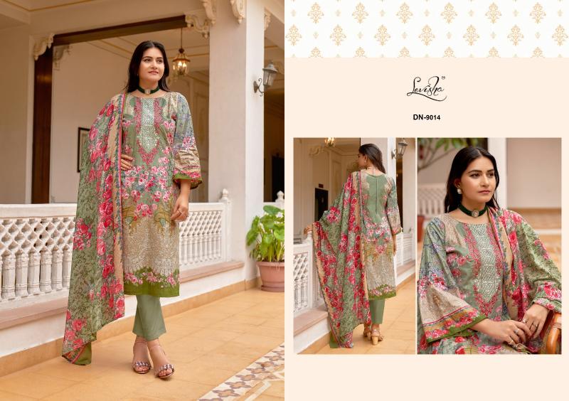 Levisha Naira Nx 9 Cotton Printed Dress Material Wholesale catalog