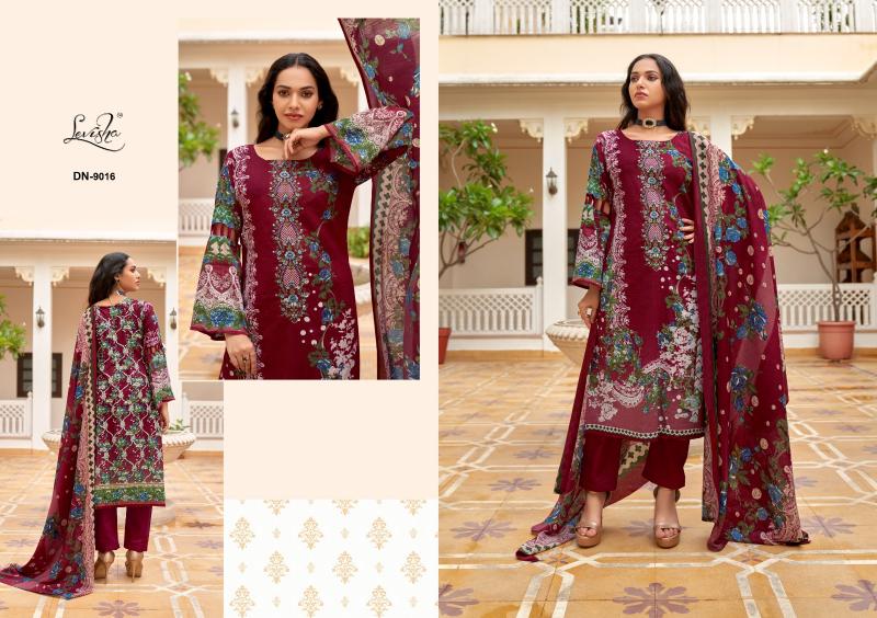 Levisha Naira Nx 9 Cotton Printed Dress Material Wholesale catalog