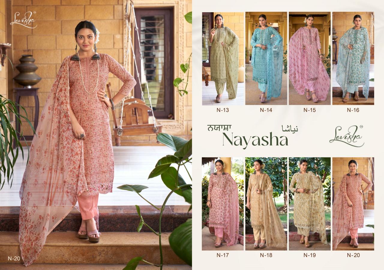 Levisha Nayasha Cotton Salwar Kameez Wholesale Catalog