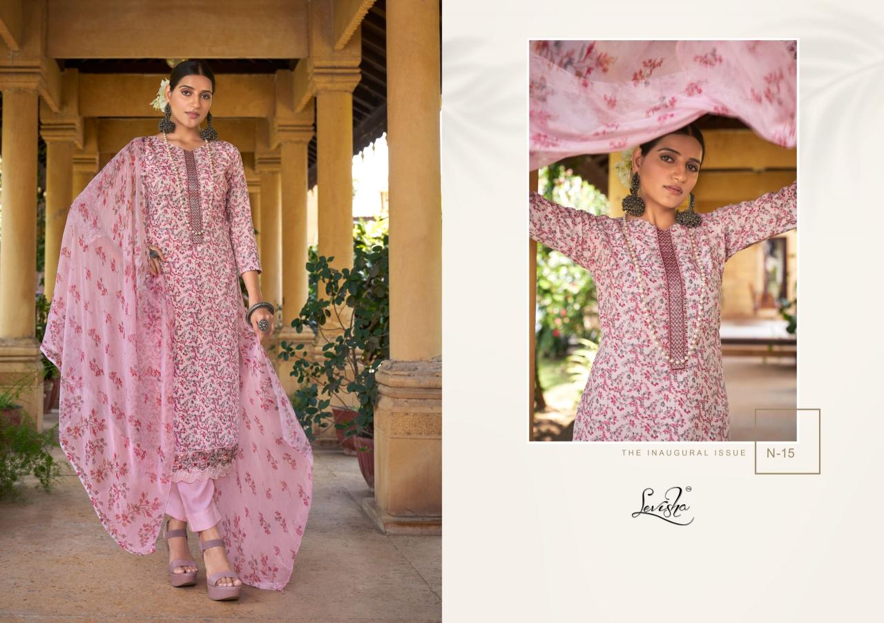 Levisha Nayasha Cotton Salwar Kameez Wholesale Catalog