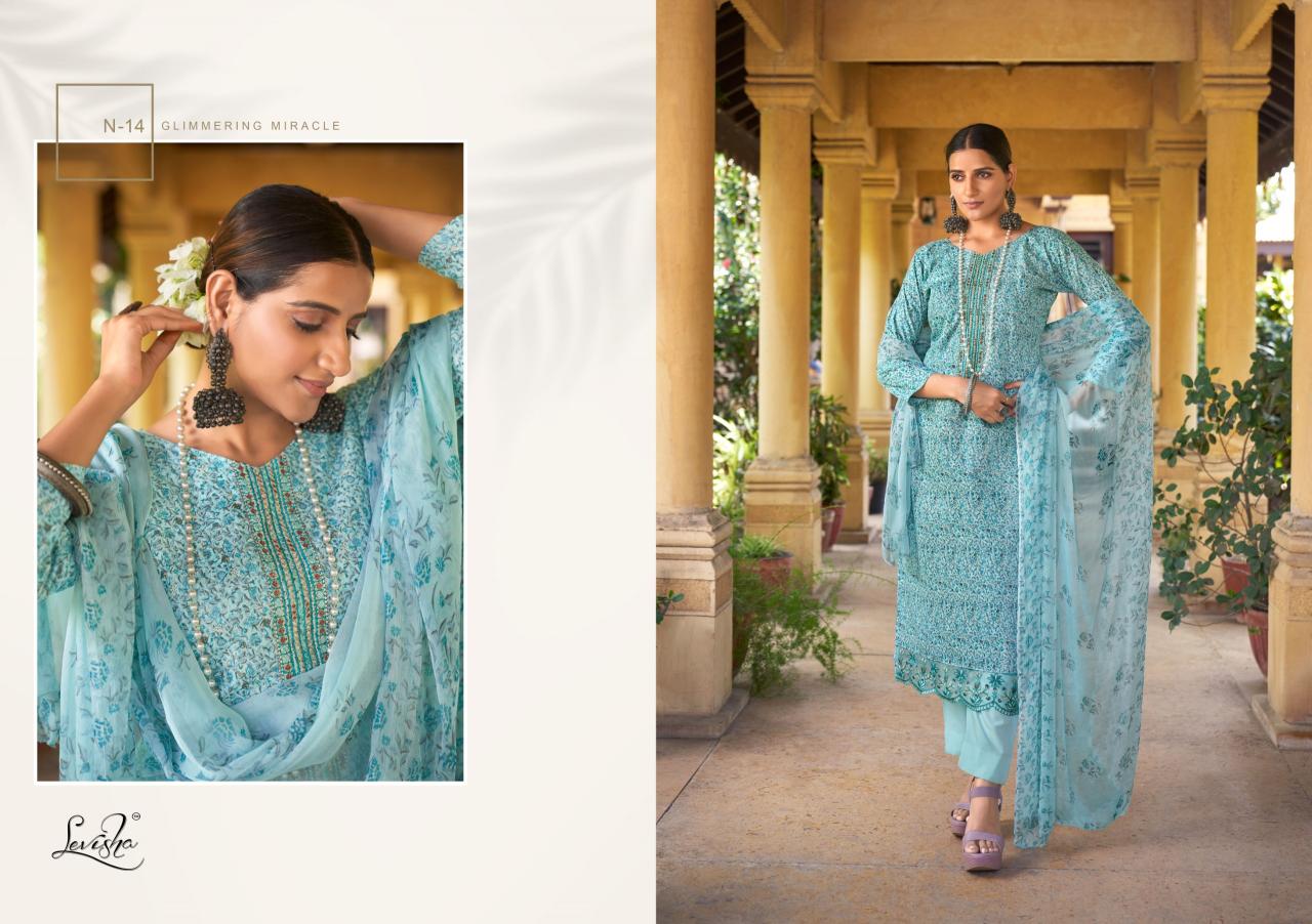 Levisha Nayasha Cotton Salwar Kameez Wholesale Catalog