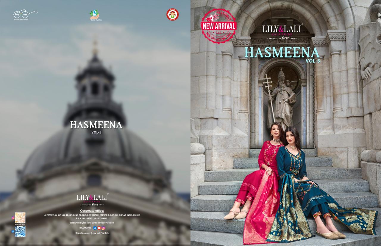 LILY & LALI HASMEENA Vol3 KURTI Wholesale catalog
