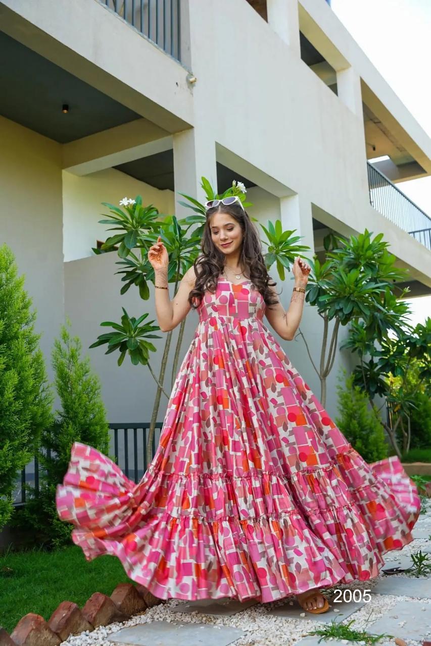 Lucaya Vol 20 Gown Kurti Wholesale Catalog