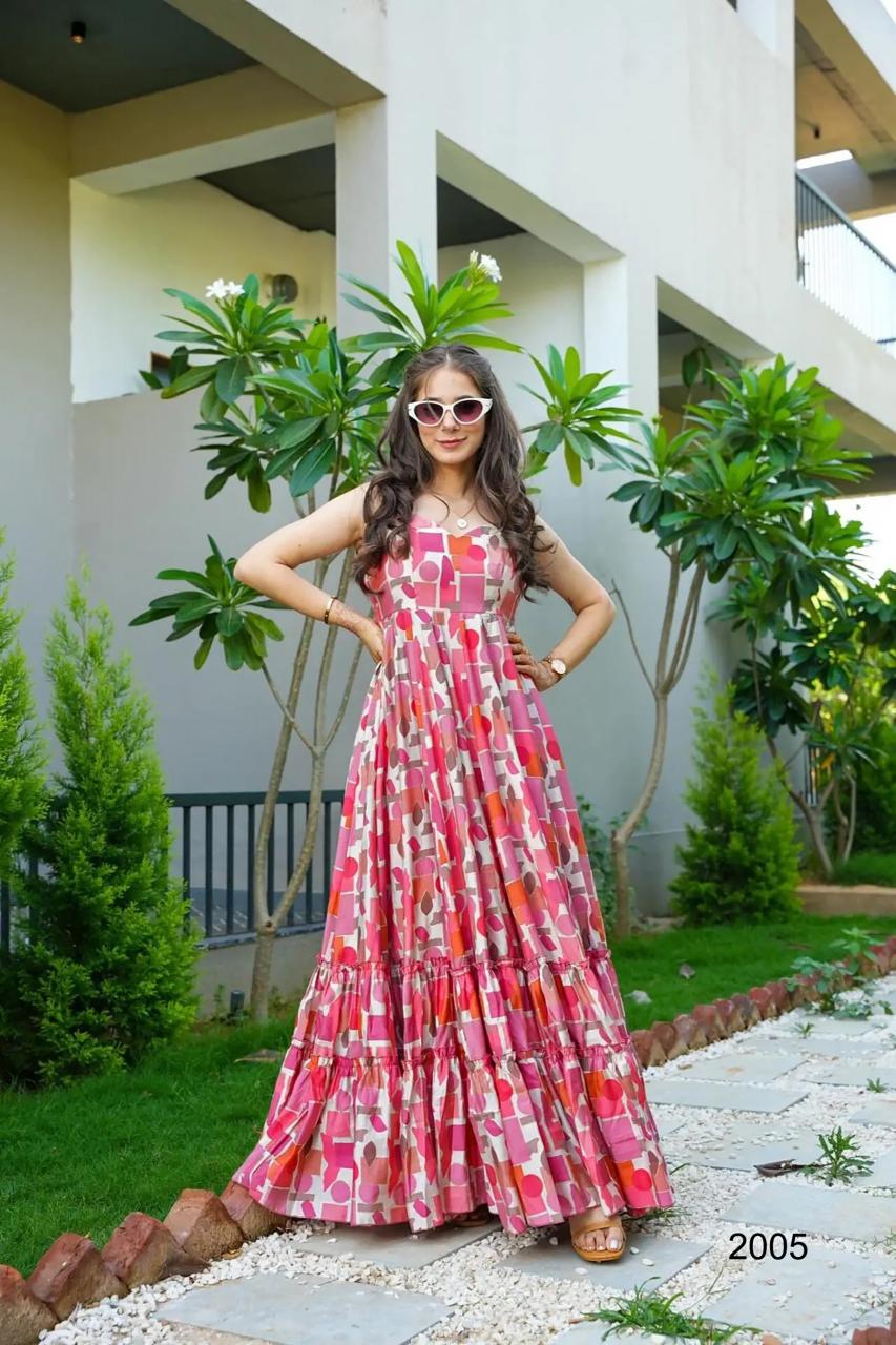 Lucaya Vol 20 Gown Kurti Wholesale Catalog