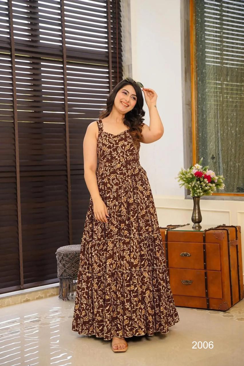 Lucaya Vol 20 Gown Kurti Wholesale Catalog