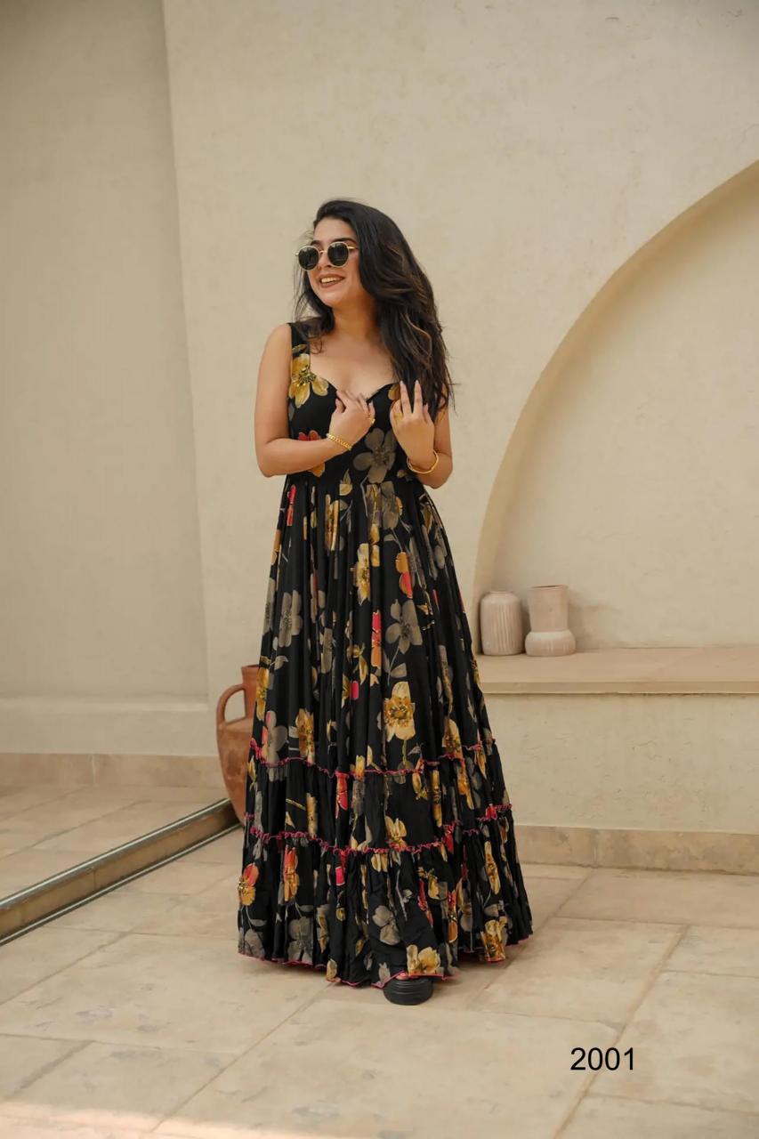 Lucaya Vol 20 Gown Kurti Wholesale Catalog