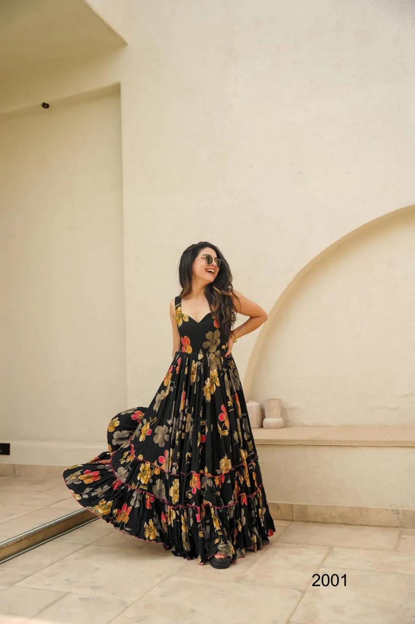 Lucaya Vol 20 Gown Kurti Wholesale Catalog