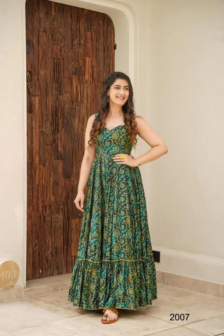 Lucaya Vol 20 Gown Kurti Wholesale Catalog
