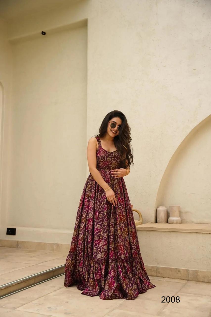 Lucaya Vol 20 Gown Kurti Wholesale Catalog