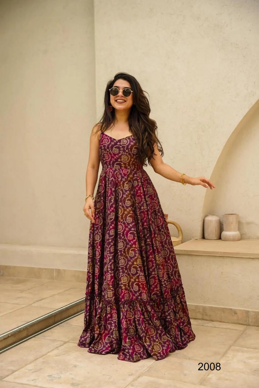 Lucaya Vol 20 Gown Kurti Wholesale Catalog