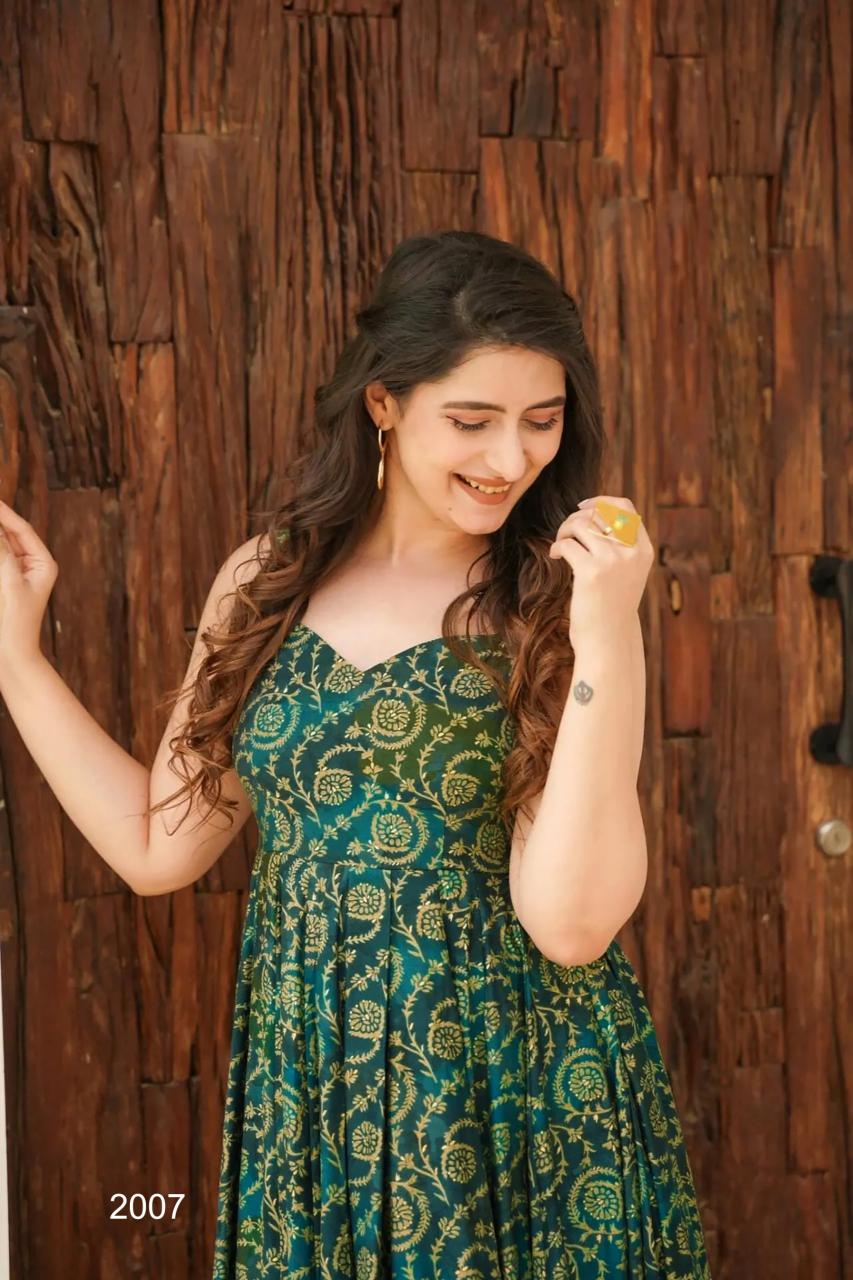 Lucaya Vol 20 Gown Kurti Wholesale Catalog