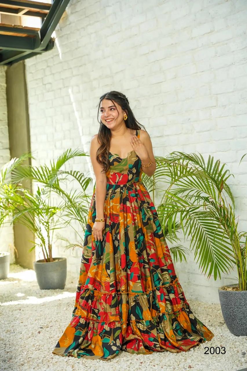 Lucaya Vol 20 Gown Kurti Wholesale Catalog