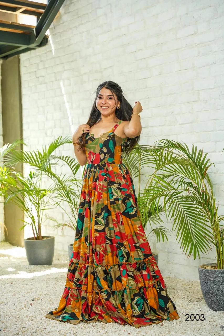 Lucaya Vol 20 Gown Kurti Wholesale Catalog