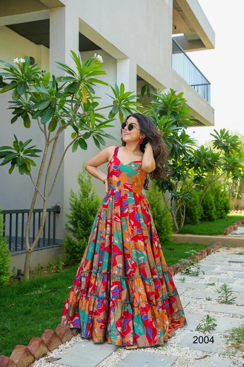 Lucaya Vol 20 Gown Kurti Wholesale Catalog