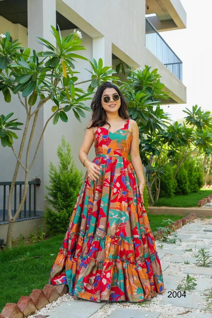 Lucaya Vol 20 Gown Kurti Wholesale Catalog