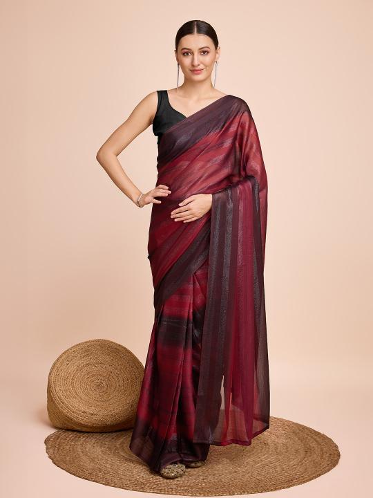 Maahi 154 Digital Printed Chiffon Silk Saree Wholesale Catalog