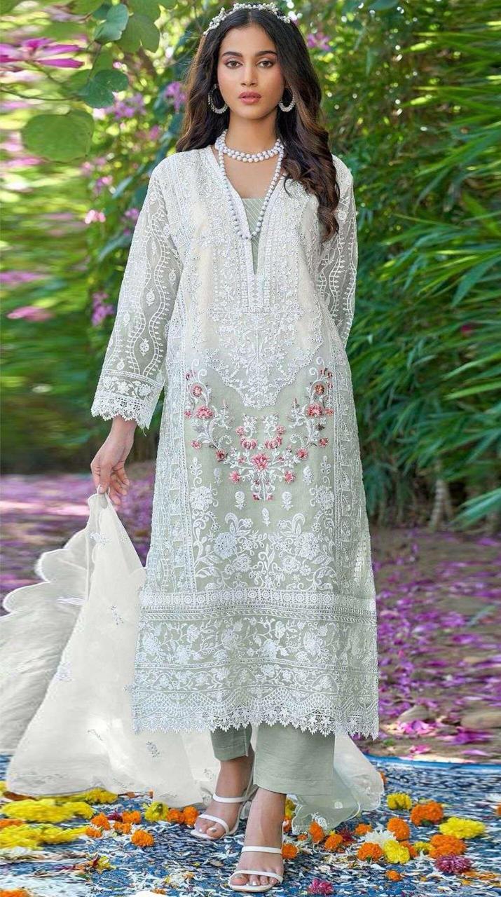 Mahnur Vol 49 Organza Salwar Kameez Wholesale catalog