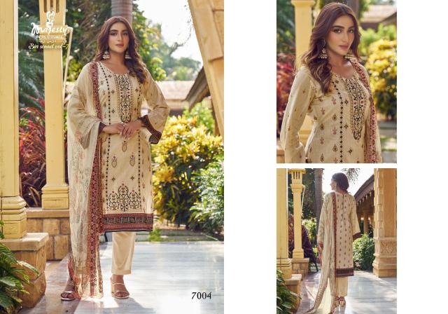 Majesty Bin Seaad vol 7 COTTON DUPTTA Salwar Suit Wholesale catalog