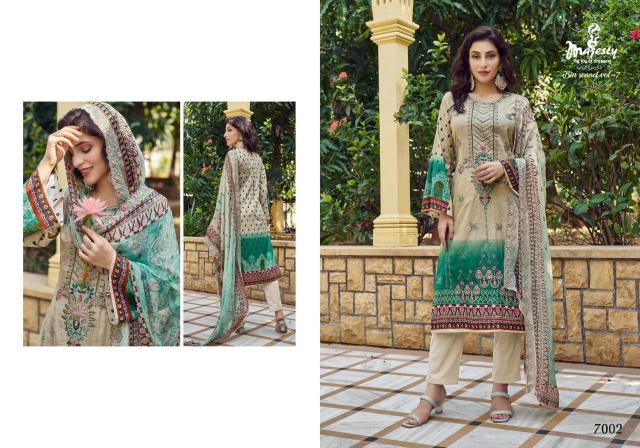 Majesty Bin Seaad vol 7 COTTON DUPTTA Salwar Suit Wholesale catalog