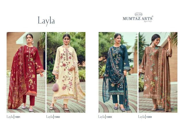 Mumtaz Layla Cotton Digital Printed Dress Material Wholesale Catalog