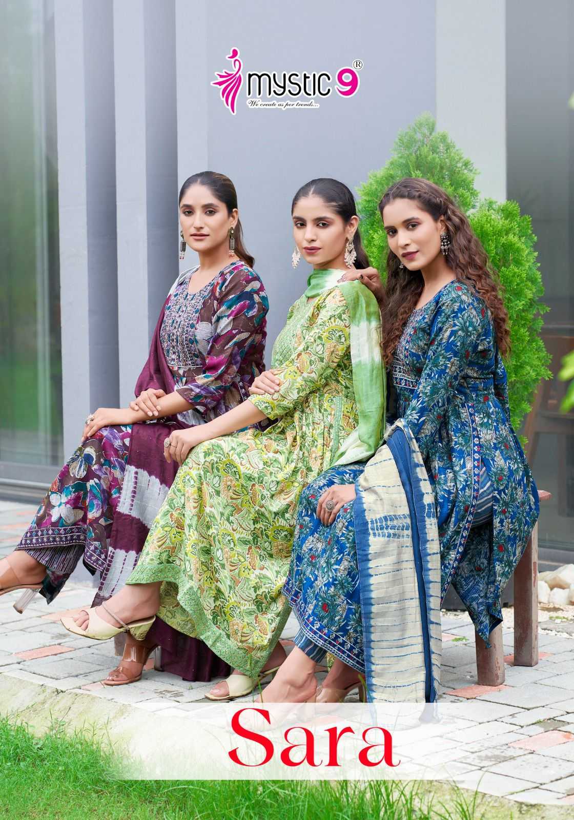 MYSTIC 9 SARA VOL 10 Rayon Kurti Wholesale Catalog