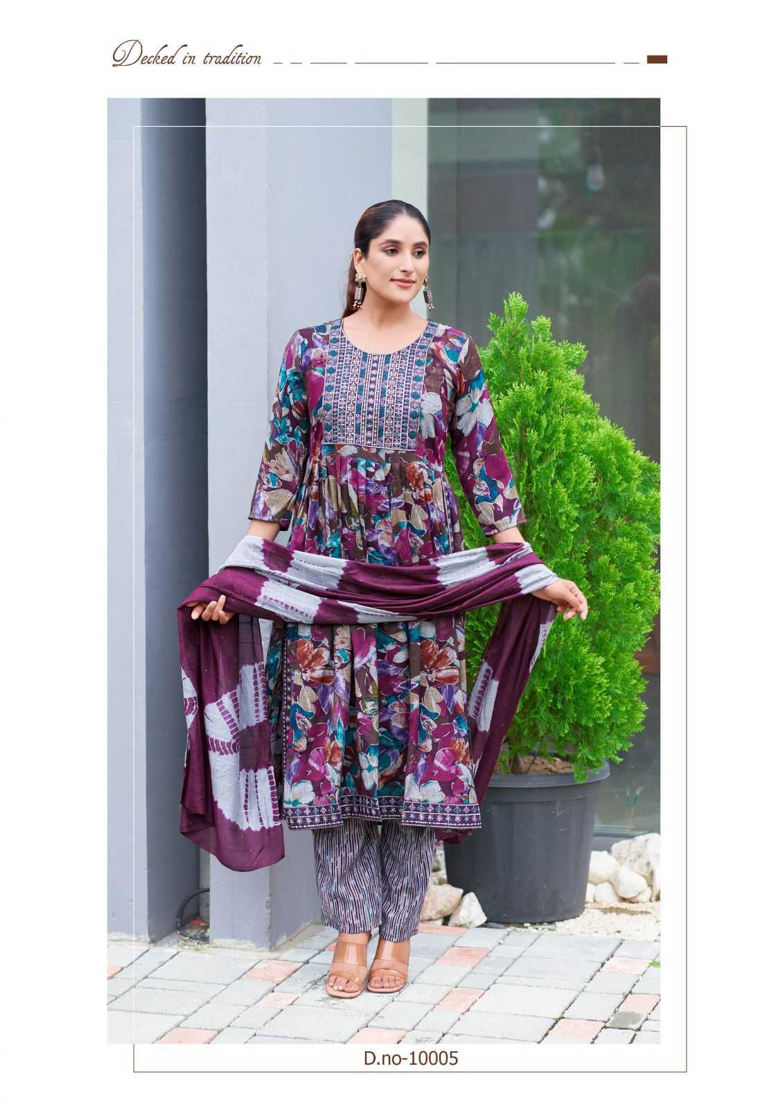 MYSTIC 9 SARA VOL 10 Rayon Kurti Wholesale Catalog