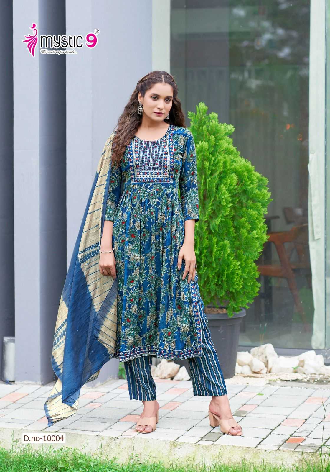 MYSTIC 9 SARA VOL 10 Rayon Kurti Wholesale Catalog