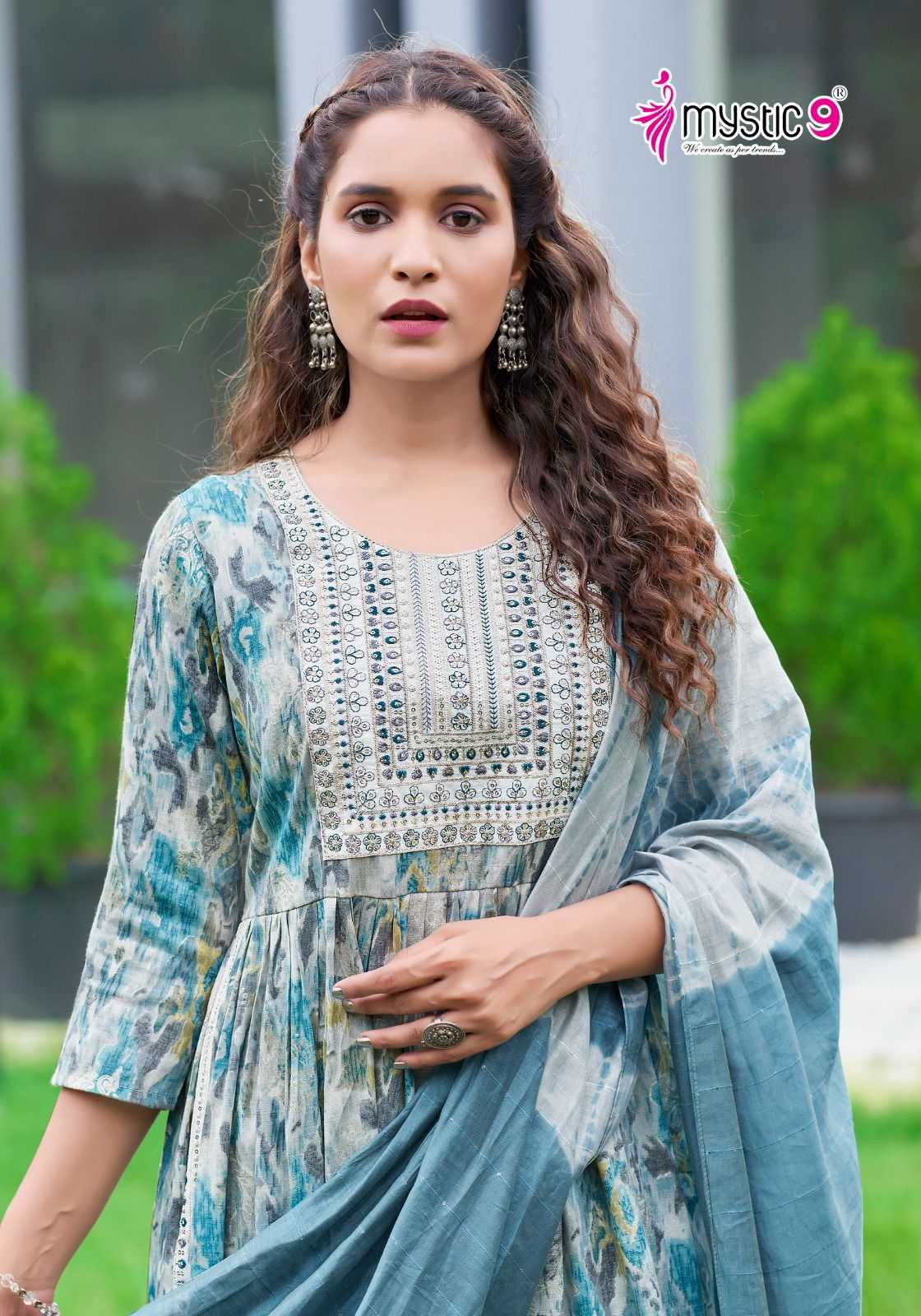 MYSTIC 9 SARA VOL 10 Rayon Kurti Wholesale Catalog