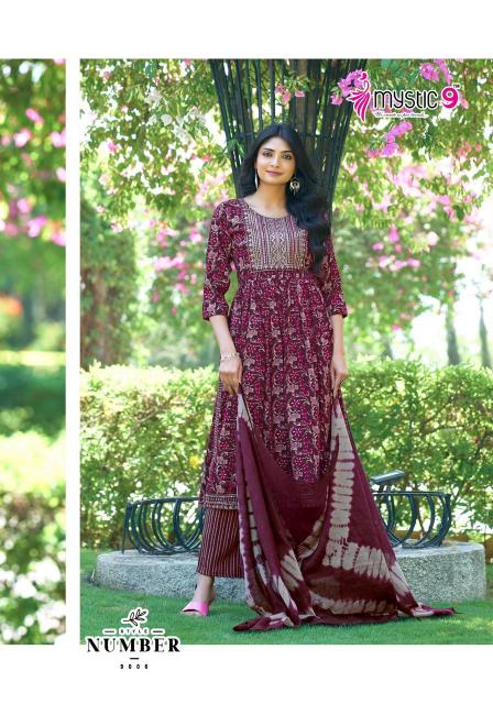 Mystic 9 Sara Vol 9 Rayon Kurti Wholesale catalog