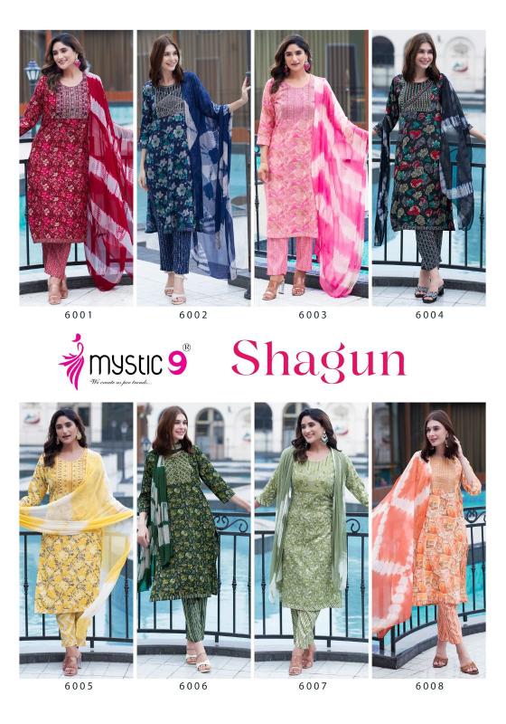 MYSTIC 9 SHAGUN  VOL 6 Kurti Wholesale catalog