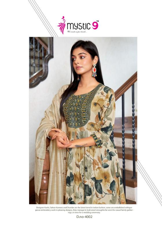 MYSTIC 9 Shanaya Vol 4 Kurti Wholesale Catalog