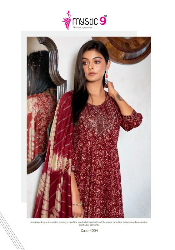 MYSTIC 9 Shanaya Vol 4 Kurti Wholesale Catalog