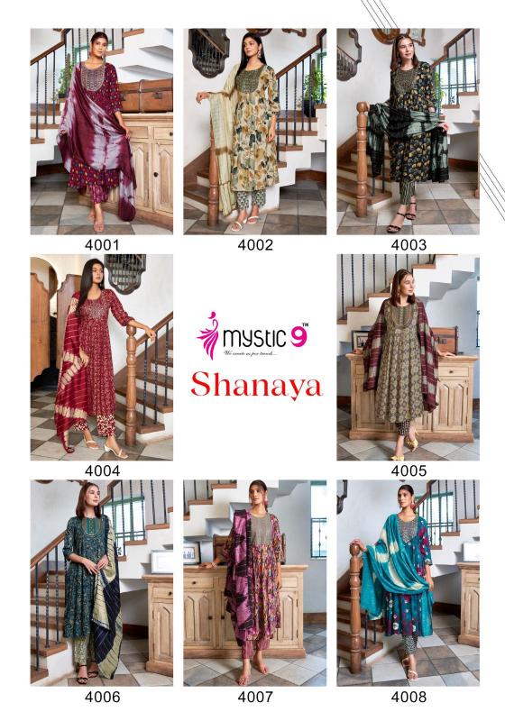 MYSTIC 9 Shanaya Vol 4 Kurti Wholesale Catalog