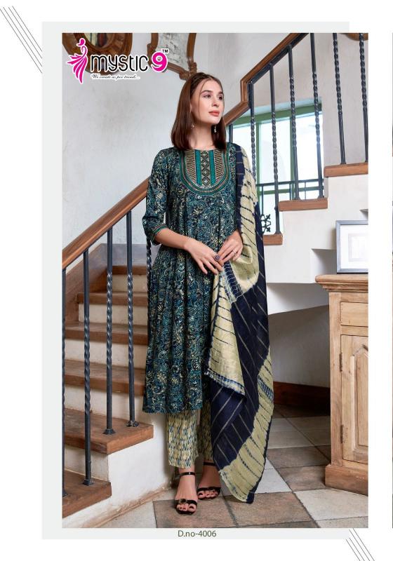MYSTIC 9 Shanaya Vol 4 Kurti Wholesale Catalog