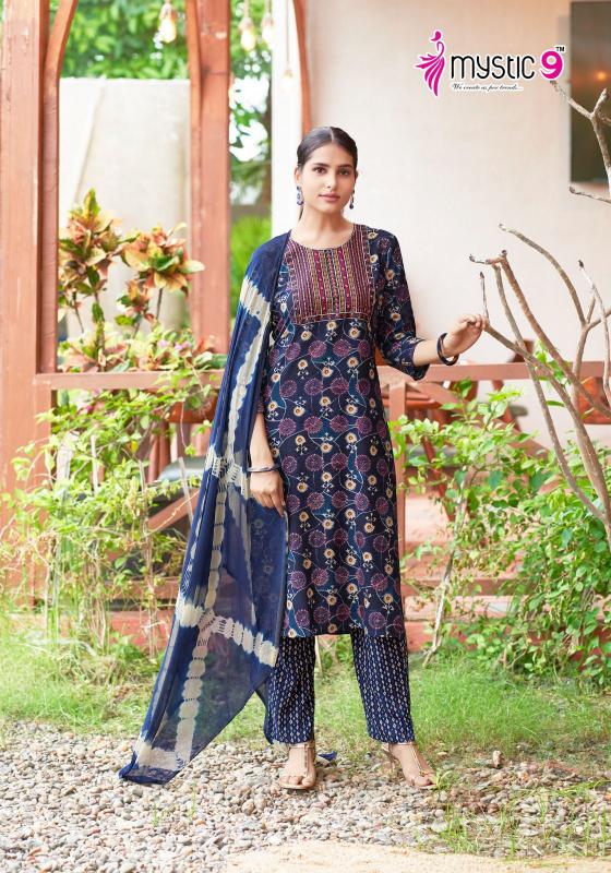 MYSTIC 9 SUMAN Kurti Wholesale Catalog