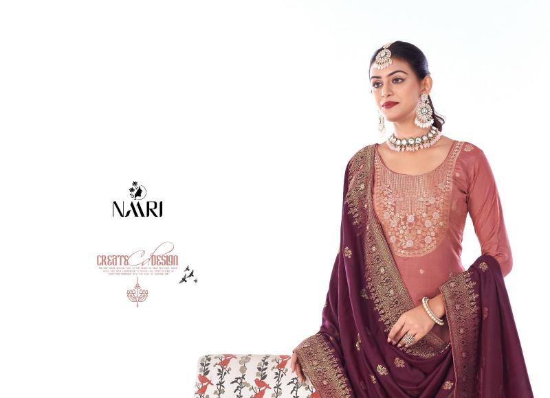 Naari Benz Vol 4 Masleen Jacquard Salwar Kameez Wholesale Catalog