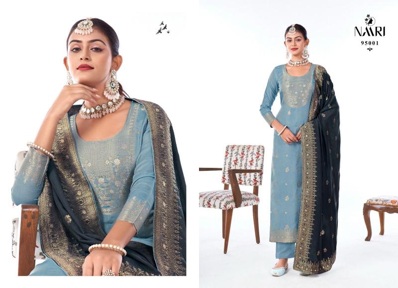 Naari Benz Vol 4 Masleen Jacquard Salwar Kameez Wholesale Catalog