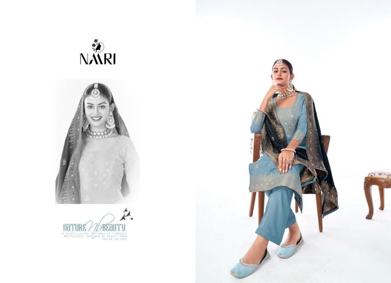 Naari Benz Vol 4 Masleen Jacquard Salwar Kameez Wholesale Catalog