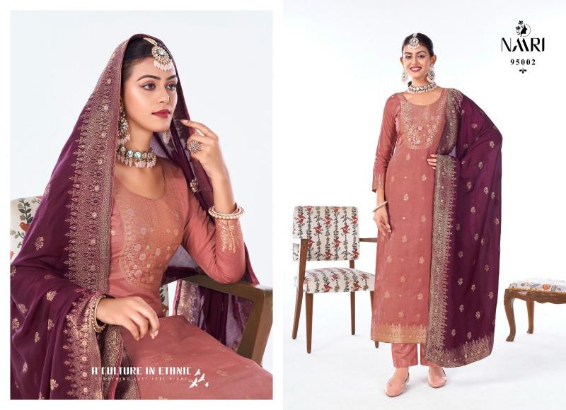 Naari Benz Vol 4 Masleen Jacquard Salwar Kameez Wholesale Catalog