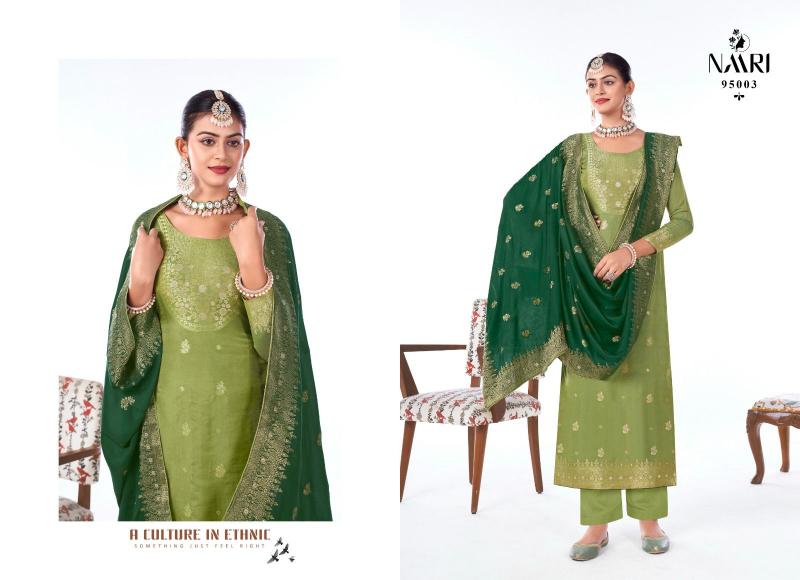 Naari Benz Vol 4 Masleen Jacquard Salwar Kameez Wholesale Catalog