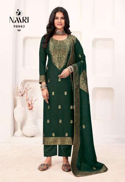 Naari Naina Muslin Jacquard Salwar Kameez Wholesale Catalog
