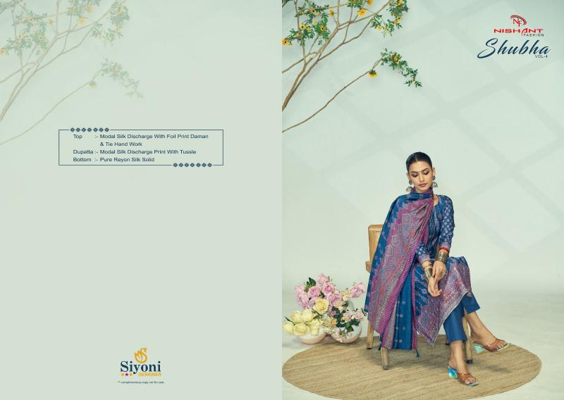NISHANT SUBHA Vol 4 Salwar Kameez Wholesale Catalog