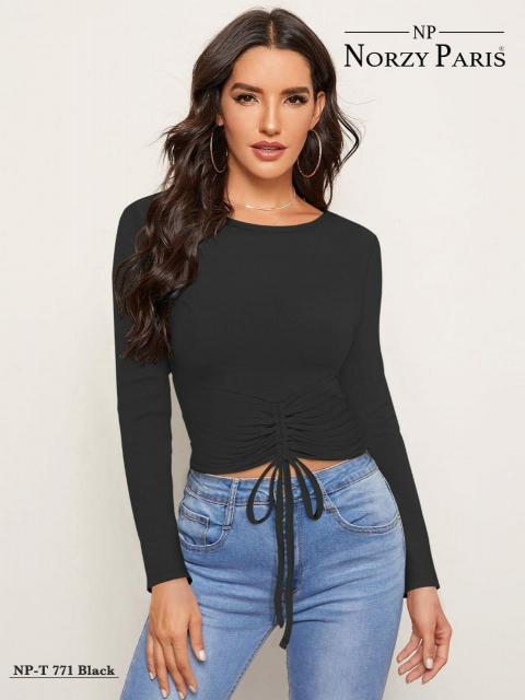 Norzy Paris NP T 771 Black & NP T 776  Peach Western Top Wholesale catalog