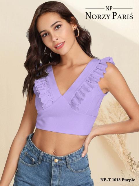 Norzy Paris Tipsy T 1013 Purple & 1017 White Western Top Wholesale catalog