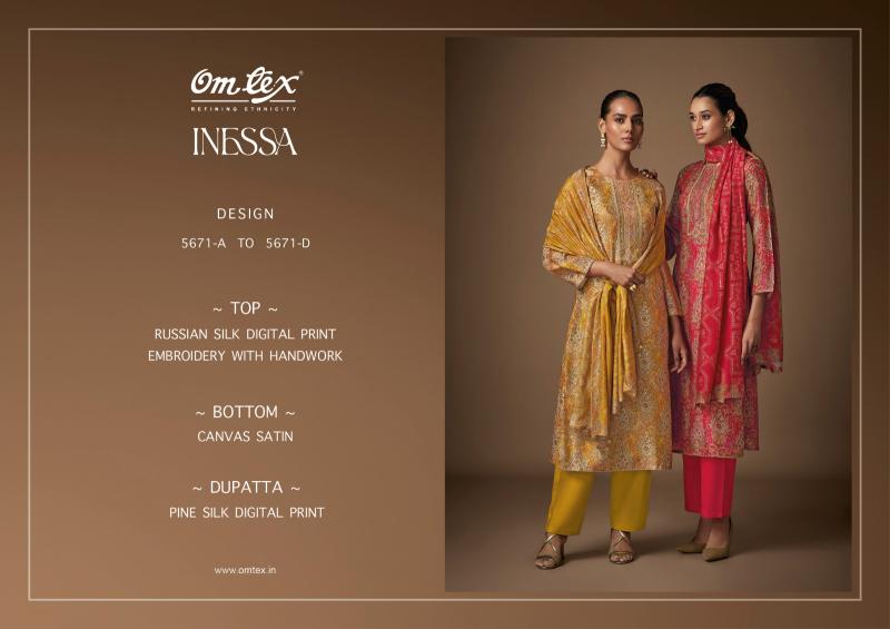 OMTEX INESSA salwar Kameez Wholesale Catalog