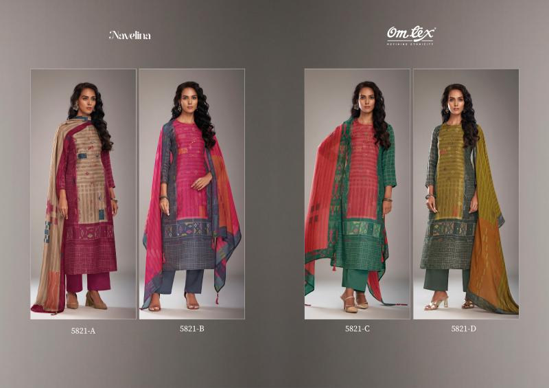 OMTEX NAVELINA Printed Salwar Kameez Wholesale Catalog